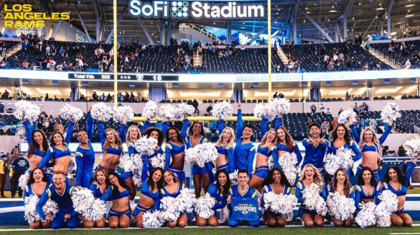 Los Angeles RAMS - Maskottchen + Cheerleaders - Fanship Football